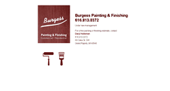 Desktop Screenshot of burgesspaint.com